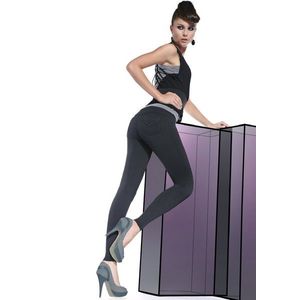 Bas Bleu SANDRA women's leggings with applications on pockets obraz