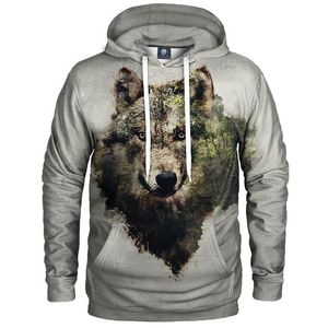 Aloha From Deer Unisex's Forest Wolf Hoodie H-K AFD1041 obraz
