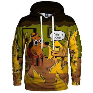 Aloha From Deer Unisex's It's Fine Hoodie H-K AFD778 obraz