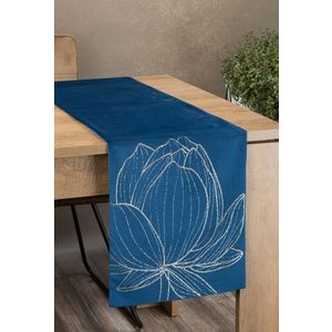 Eurofirany Unisex's Tablecloth 389238 Navy Blue obraz