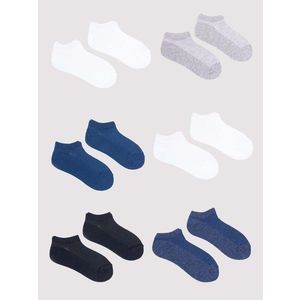 Yoclub Man's Boys' Ankle Thin Cotton Socks Basic Plain Colours 6-pack SKS-0027C-0000-002 obraz