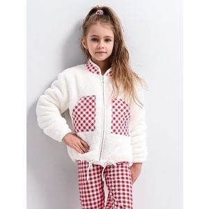 Sweatshirt Sensis Perfect Kids Girls length/r 110-128 cream 001 obraz