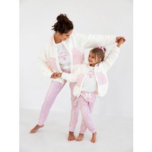 Sweatshirt Sensis Nanny Kids L/R 134-152 ecru-pink 001 obraz