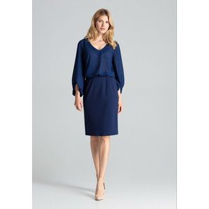 Figl Woman's Skirt M688 Navy Blue obraz