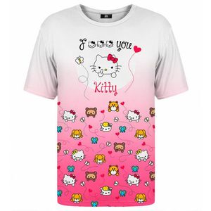 Mr. GUGU & Miss GO Unisex's Angry Kitty T-Shirt Tsh2230 obraz