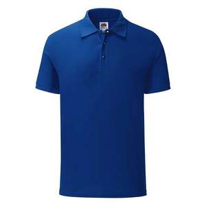 Niebieska koszulka męska Iconic Polo Friut of the Loom obraz