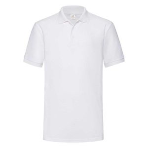 Heavy Polo Friut of the Loom White T-shirt obraz