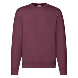 Burgundy Men's Sweatshirt Set-in Sweat Fruit of the Loom obraz