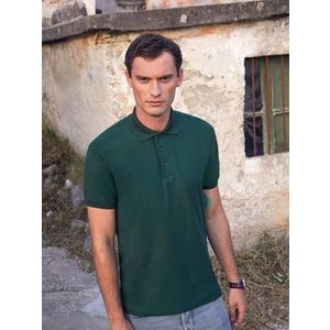 Heavy Polo Friut of the Loom Green T-Shirt obraz