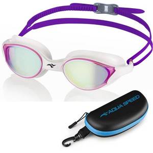 AQUA SPEED Unisex's Swimming Goggles Vortex Mirror&Case Pattern 59 obraz