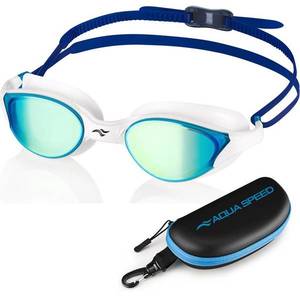AQUA SPEED Unisex's Swimming Goggles Vortex Mirror&Case Pattern 51 obraz
