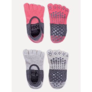 Yoclub Unisex's Socks For Yoga 2-Pack SKS-0018U-AA2A obraz