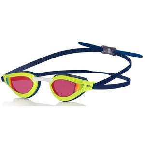 AQUA SPEED Unisex's Swimming Goggles Rapid Mirror Yellow/Navy Blue Pattern 30 obraz