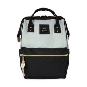 Himawari Unisex's Backpack Tr23184-4 Black/Light Grey obraz