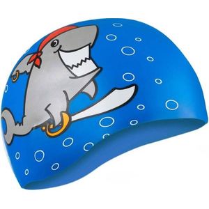AQUA SPEED Kids's Swimming Cap Kiddie Shark obraz