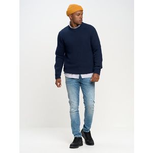 Big Star Man's Sweater 161005 Blue Wool-403 obraz