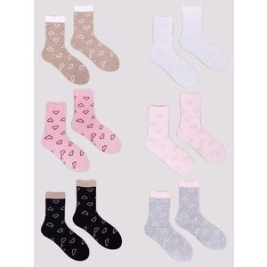 Yoclub Kids's Girls' Socks 6-Pack SKA-0129G-AA00 obraz