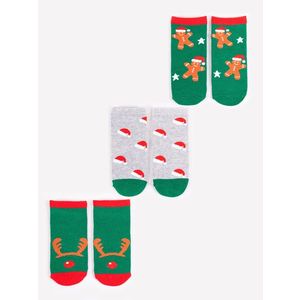 Yoclub Kids's Children's Christmas 3Pack Socks SKA-X013B-AA00 obraz