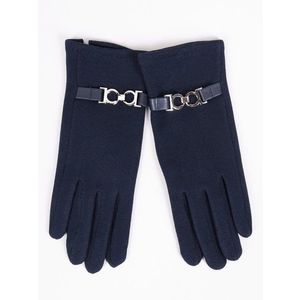 Yoclub Woman's Women's Gloves RES-0095K-195C Navy Blue obraz