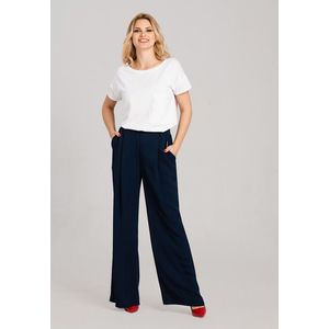 Look Made With Love Woman's Trousers 249 Odyseusz Navy Blue obraz