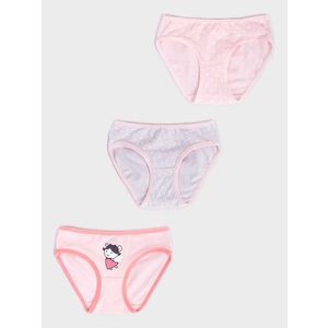 Yoclub Kids's Cotton Girls' Briefs Underwear 3-Pack BMD-0034G-AA30-001 obraz