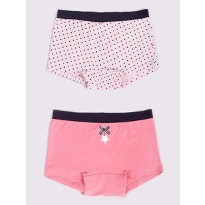 Yoclub Kids's Cotton Girls' Boxer Briefs Underwear 2-Pack BMA-0001G-AA30 obraz