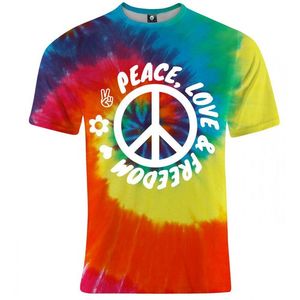Aloha From Deer Unisex's Peace And Love T-Shirt TSH AFD358 obraz
