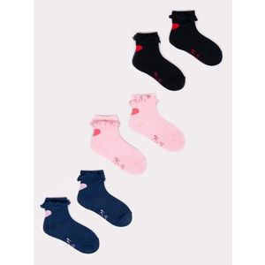 Yoclub Kids's 3Pack Socks With Frill SKA-0069G-000J-002 obraz