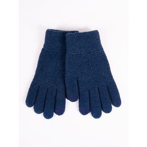 Yoclub Kids's Girls' Five-Finger Touchscreen Gloves RED-0085G-005C-002 Navy Blue obraz