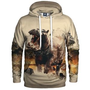 Aloha From Deer Unisex's Powerful Hippo Hoodie H-K AFD1037 obraz