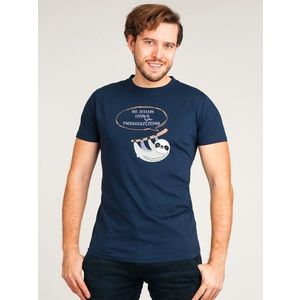 Yoclub Man's Cotton T-shirt PKK-0113F-A110 Navy Blue obraz