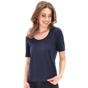 Potis & Verso Woman's T-Shirt Lora Navy Blue obraz