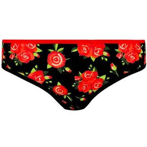 Dámské kalhotky Frogies Black Red Rose obraz