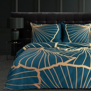 Eurofirany Unisex's Bed Linen 392320 Navy Blue obraz