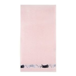 Zwoltex Kids's Towel Koty Pink/Pattern obraz