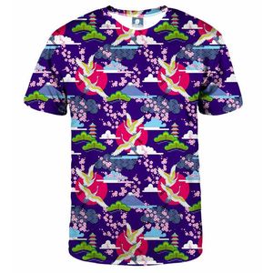 Aloha From Deer Unisex's Colorful Cranes T-Shirt TSH AFD914 obraz