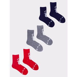 Yoclub Kids's Christmas Socks 3-Pack SKA-X048U-AA00 obraz