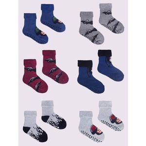Yoclub Kids's Terry Socks Anti Slip ABS 6-Pack SKF-0005C-AA0A-003 obraz