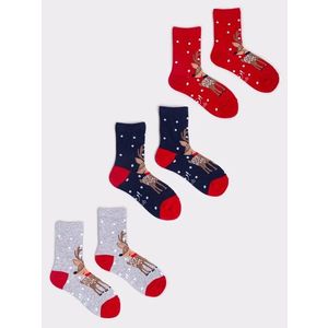 Yoclub Kids's Christmas Socks 3-Pack SKA-X045G-AA00 obraz