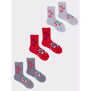 Yoclub Kids's Christmas Socks 3-Pack SKA-X046U-AA00 obraz