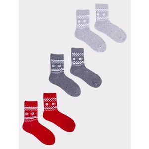 Yoclub Kids's Christmas Socks 3-Pack SKA-X047U-AA00 obraz