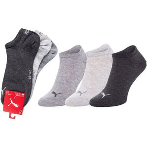 Puma Unisex's Socks 3Pack 906807 Graphite/Grey obraz