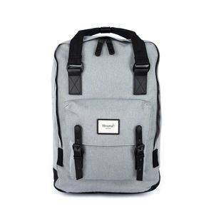 Himawari Unisex's Backpack Tr21313-7 Black/Light Grey obraz