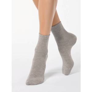 Conte Woman's Socks 000 Grey-Beige obraz