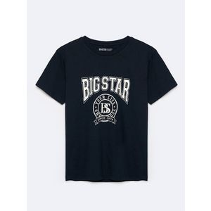Big Star Man's T-shirt 152380 Navy Blue 403 obraz