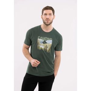 Volcano Man's T-Shirt T-Mountains obraz