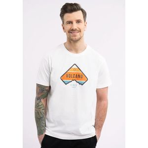 Volcano Man's T-Shirt T- obraz