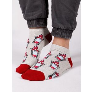 Yoclub Man's Ankle Funny Cotton Socks Pattern 3 Colours obraz