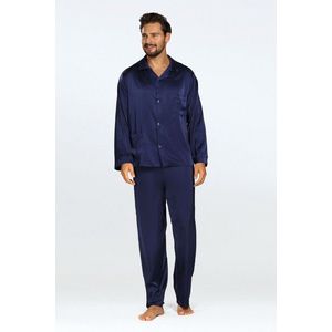 DKaren Man's Pyjamas Lukas Navy Blue obraz