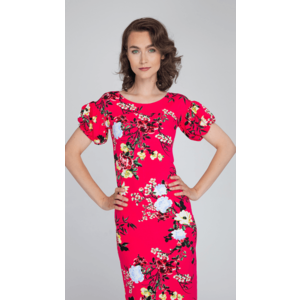 Benedict Harper Woman's Dress Rita Pink/Flowers obraz